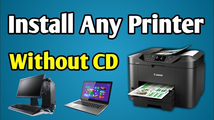 How to set up a printer without the CD?